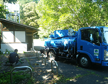 浄化槽の清掃のイメージ