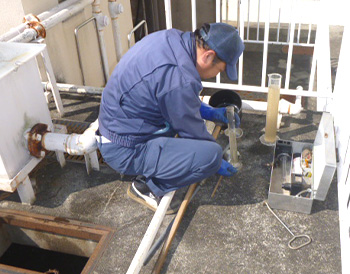 浄化槽の保守・点検・清掃のイメージ